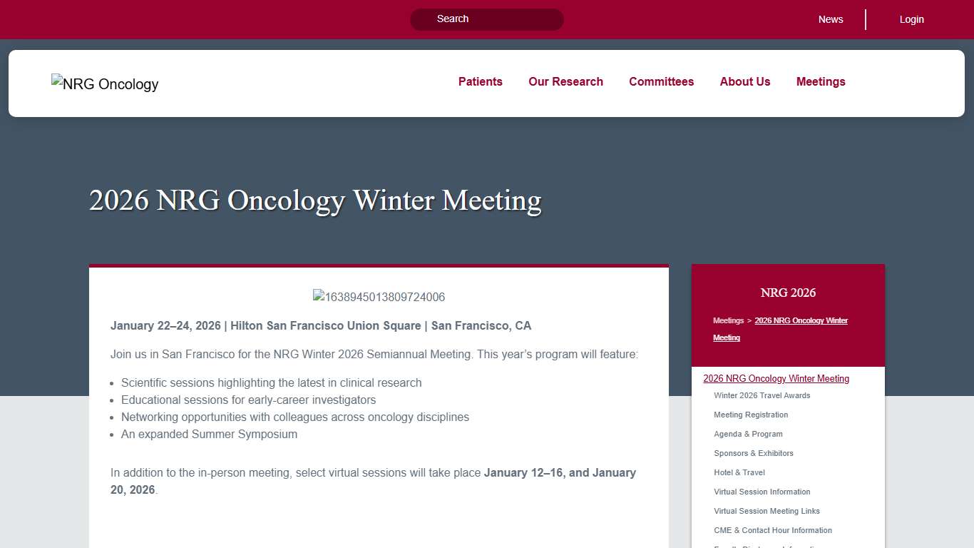 2026 NRG Oncology Winter Meeting - NRG Oncology
