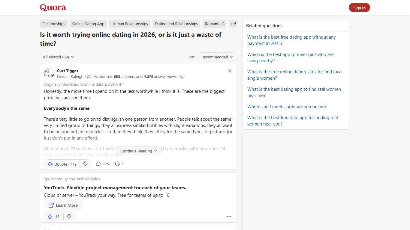 Is it worth trying online dating in 2026, or is it just a waste of time? - Quora